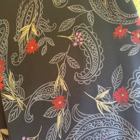 Womens VTG Y2K 90s Floral Skirt Large Dark Fairy Grunge Floral Whimsigoth Midi - Picture 3 of 12